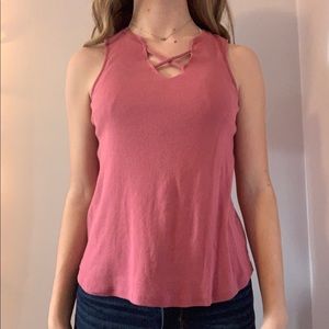 Pink tank top